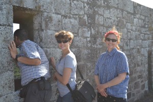 Marike, Frans and I at High Knoll Fort