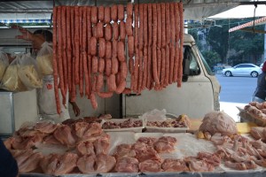 This is how they hang the sausage.