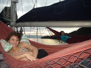 Not Paraty, but only to show the two hammocks in action