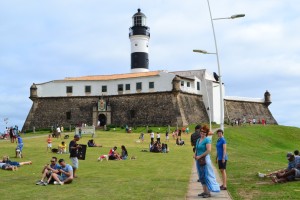 The Barra Fort and Lighthouse.