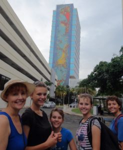 Here we are exploring the city of San Juan. Just like Karin J said - artwork everywhere. We did not walk too far this day and it was ALWAYS better to walk in the late afternoon to avoid the debilitating heat.